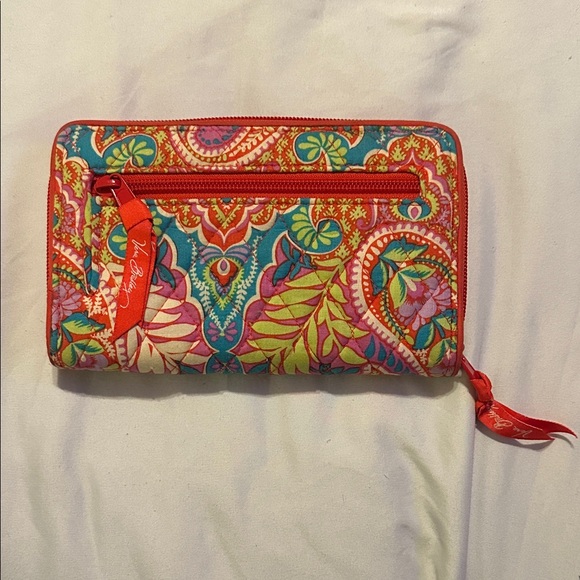 Vera Bradley Vibrant Paisley Wallet - Picture 3 of 7